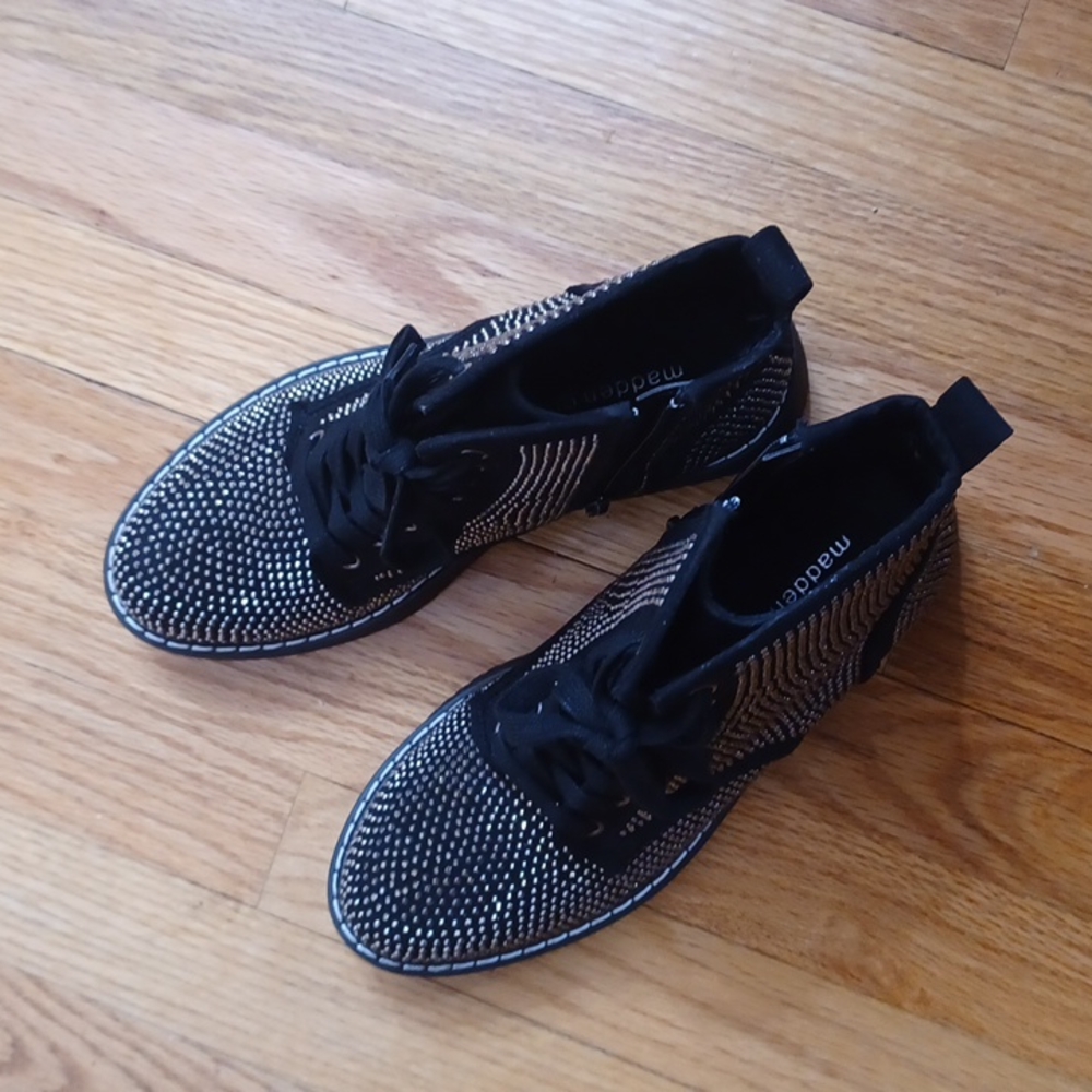 NWOT Madden Girl Bling Combat boots